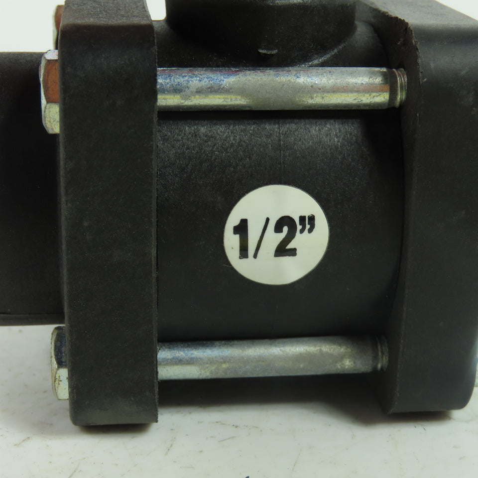 Bee Valve 1/2" Full Port Polypropylene Ball Valve 100PSI Max