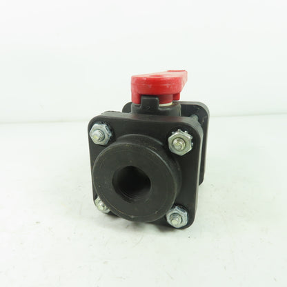 Bee Valve 1/2" Full Port Polypropylene Ball Valve 100PSI Max