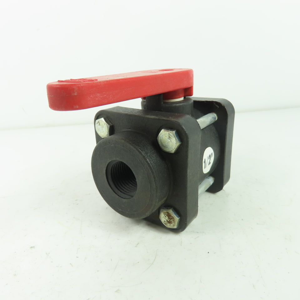 Bee Valve 1/2" Full Port Polypropylene Ball Valve 100PSI Max