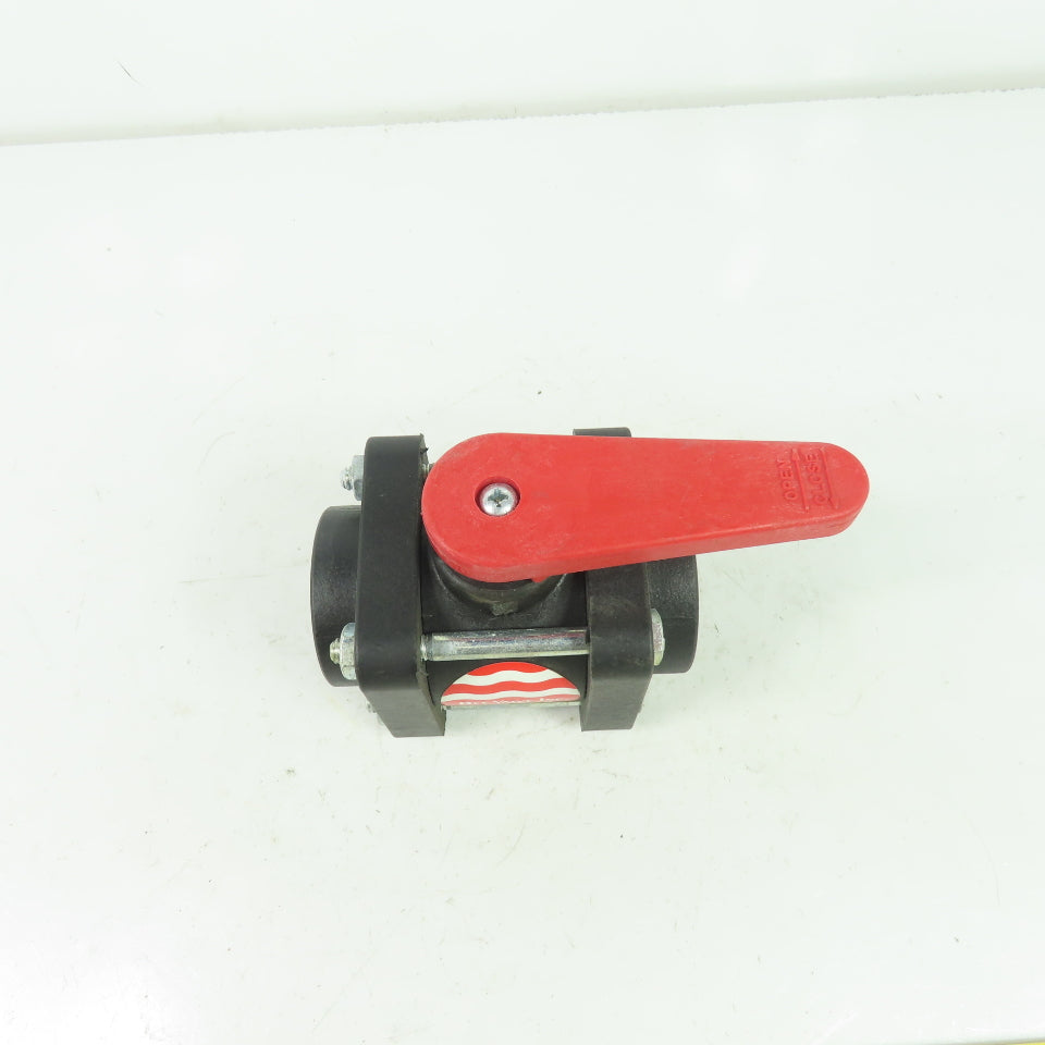 Bee Valve 1/2" Full Port Polypropylene Ball Valve 100PSI Max
