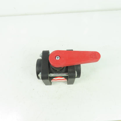 Bee Valve 1/2" Full Port Polypropylene Ball Valve 100PSI Max