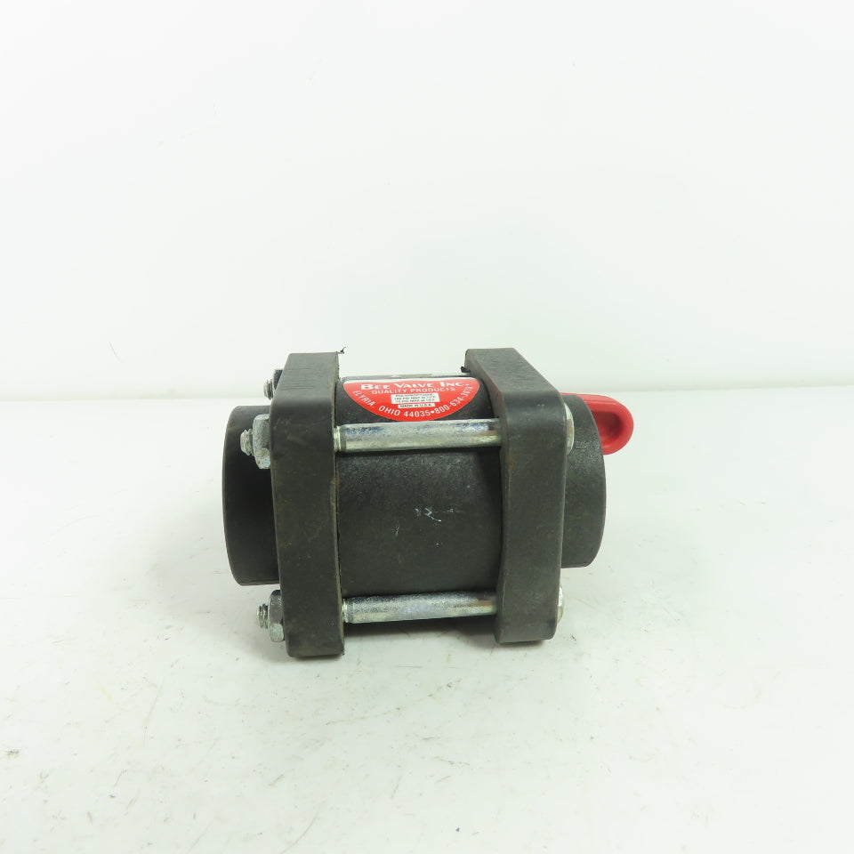 Bee Valve 1/2" Full Port Polypropylene Ball Valve 100PSI Max