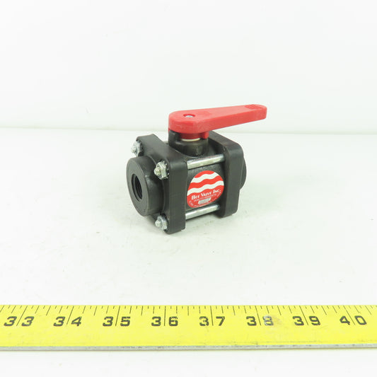 Bee Valve 1/2" Full Port Polypropylene Ball Valve 100PSI Max
