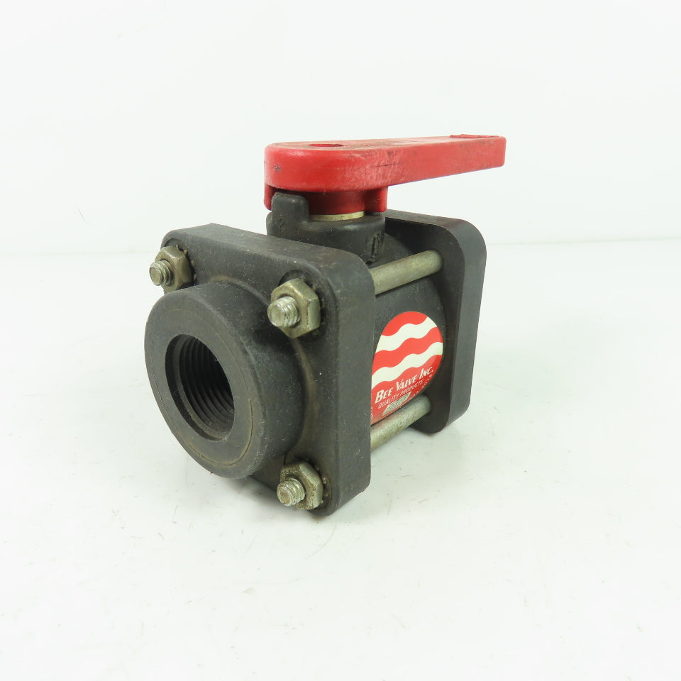 Bee Valve 3/4" Full Port Polypropylene Ball Valve 100PSI Max