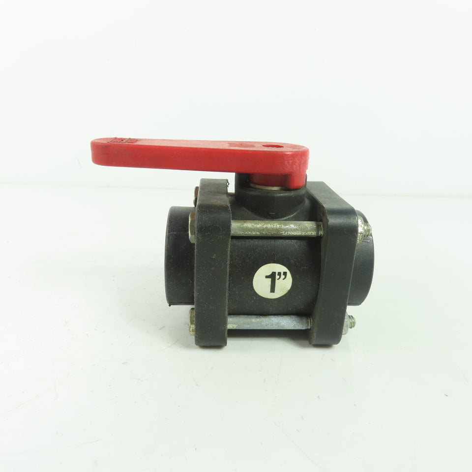 Bee Valve 1" Full Port Polypropylene Ball Valve 100PSI Max