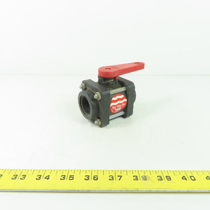 Bee Valve 1" Full Port Polypropylene Ball Valve 100PSI Max