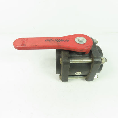 Bee Valve 1-1/4" Full Port Polypropylene Ball Valve 100PSI Max