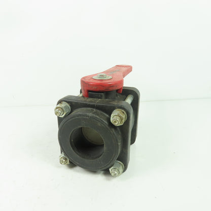 Bee Valve 1-1/4" Full Port Polypropylene Ball Valve 100PSI Max