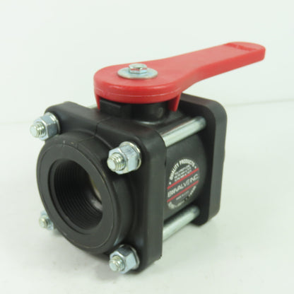 Bee Valve 1-1/2" Full Port Polypropylene Ball Valve 100PSI Max
