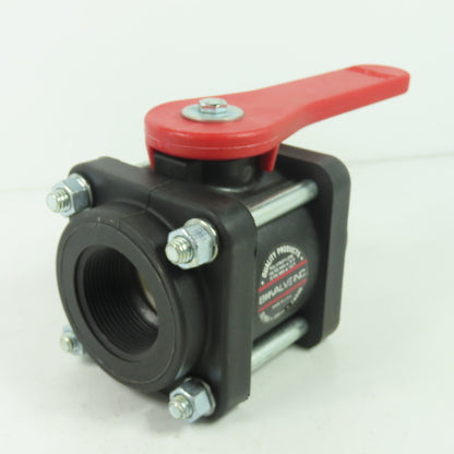 Bee Valve 1-1/2" Full Port Polypropylene Ball Valve 100PSI Max