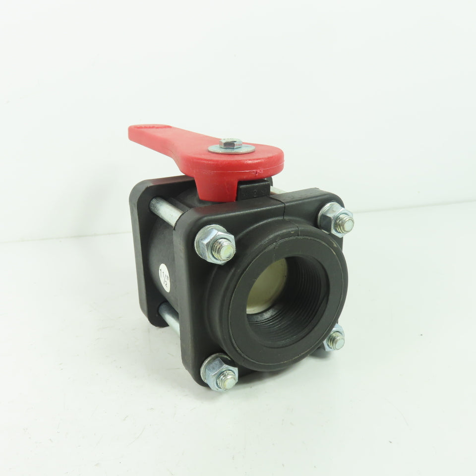 Bee Valve 1-1/2" Full Port Polypropylene Ball Valve 100PSI Max