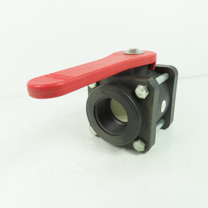 Bee Valve 1-1/2" Full Port Polypropylene Ball Valve 100PSI Max