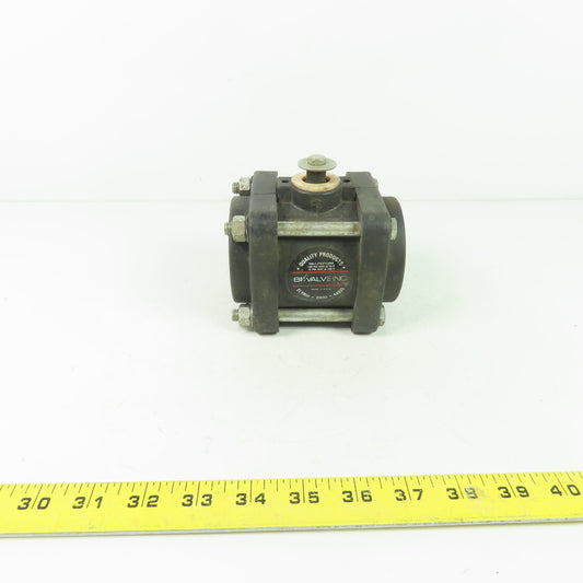 Bee Valve 1-1/2" Full Port Polypropylene Ball Valve 100PSI Max NO Handle