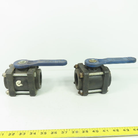 Dixon 1-1/4" Full Port Polypropylene Ball Valve Lot Of 2