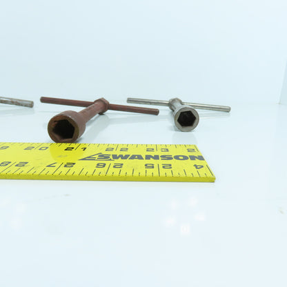 Armstrong & Williams 965D 967-A / 35-022 T-Handle 11/16" & 9/16" Wrench Lot Of 5