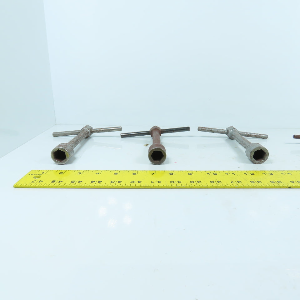 Armstrong & Williams 965D 967-A / 35-022 T-Handle 11/16" & 9/16" Wrench Lot Of 5