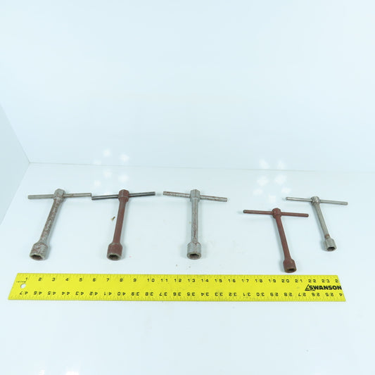 Armstrong & Williams 965D 967-A / 35-022 T-Handle 11/16" & 9/16" Wrench Lot Of 5