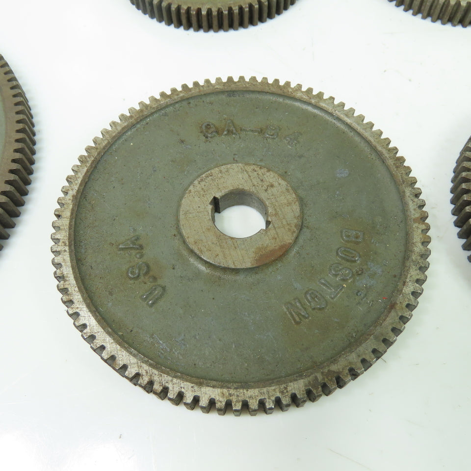 Boston Gear Cast Iron Change Gear Sizes From GA 120 - GA 60 Mixed Lot Of 7