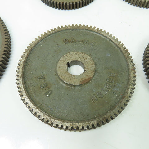 Boston Gear Cast Iron Change Gear Sizes From GA 120 - GA 60 Mixed Lot Of 7