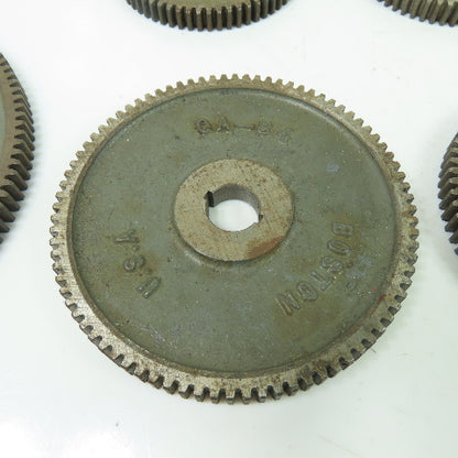 Boston Gear Cast Iron Change Gear Sizes From GA 120 - GA 60 Mixed Lot Of 7