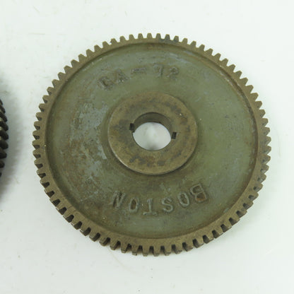 Boston Gear Cast Iron Change Gear Sizes From GA 120 - GA 60 Mixed Lot Of 7