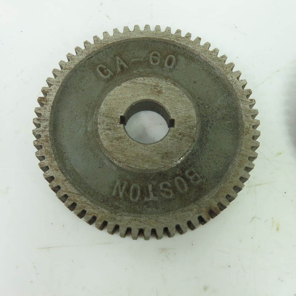 Boston Gear Cast Iron Change Gear Sizes From GA 120 - GA 60 Mixed Lot Of 7