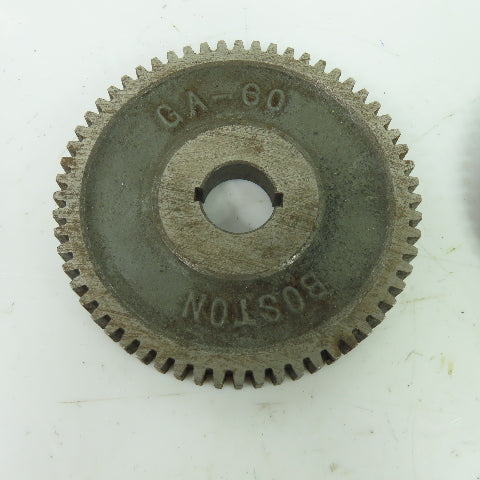 Boston Gear Cast Iron Change Gear Sizes From GA 120 - GA 60 Mixed Lot Of 7