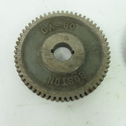 Boston Gear Cast Iron Change Gear Sizes From GA 120 - GA 60 Mixed Lot Of 7