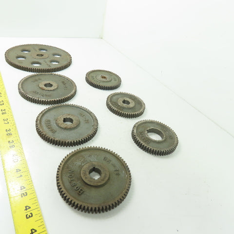Boston Gear Cast Iron Change Gear Sizes From GA 120 - GA 60 Mixed Lot Of 7