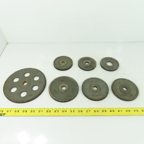 Boston Gear Cast Iron Change Gear Sizes From GA 120 - GA 60 Mixed Lot Of 7