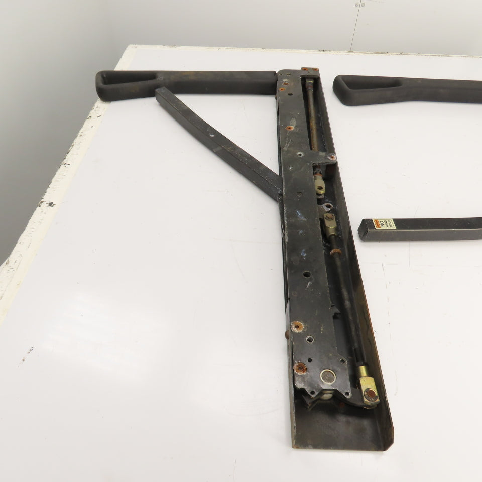 Yale NTA030SBEM48TV13 Narrow Aisle Forklift Fold-Down Safety Rail Guard Set Of 2