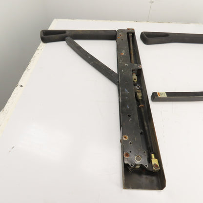 Yale NTA030SBEM48TV13 Narrow Aisle Forklift Fold-Down Safety Rail Guard Set Of 2