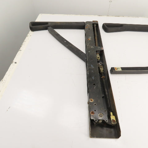 Yale NTA030SBEM48TV13 Narrow Aisle Forklift Fold-Down Safety Rail Guard Set Of 2