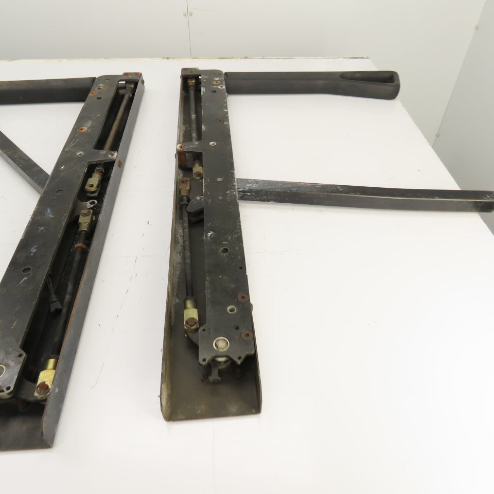 Yale NTA030SBEM48TV13 Narrow Aisle Forklift Fold-Down Safety Rail Guard Set Of 2