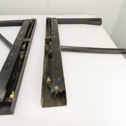 Yale NTA030SBEM48TV13 Narrow Aisle Forklift Fold-Down Safety Rail Guard Set Of 2