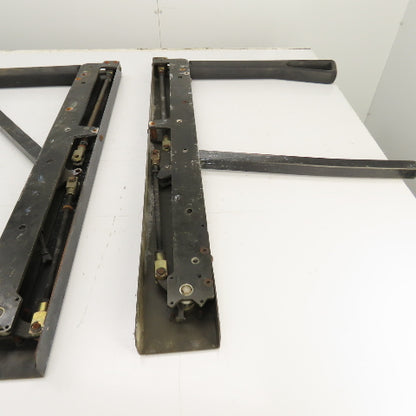 Yale NTA030SBEM48TV13 Narrow Aisle Forklift Fold-Down Safety Rail Guard Set Of 2