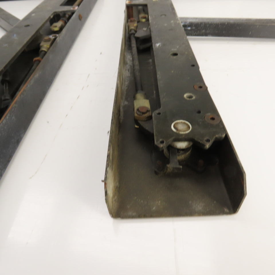 Yale NTA030SBEM48TV13 Narrow Aisle Forklift Fold-Down Safety Rail Guard Set Of 2