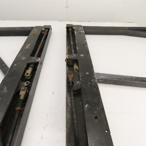 Yale NTA030SBEM48TV13 Narrow Aisle Forklift Fold-Down Safety Rail Guard Set Of 2