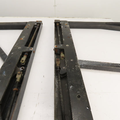 Yale NTA030SBEM48TV13 Narrow Aisle Forklift Fold-Down Safety Rail Guard Set Of 2