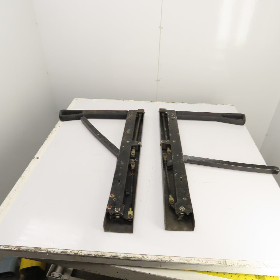 Yale NTA030SBEM48TV13 Narrow Aisle Forklift Fold-Down Safety Rail Guard Set Of 2