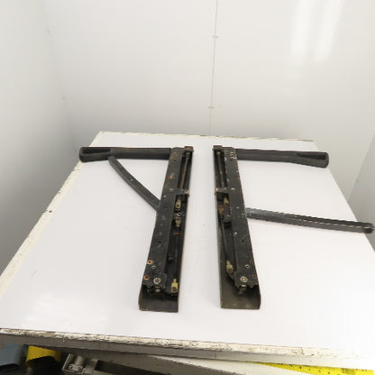Yale NTA030SBEM48TV13 Narrow Aisle Forklift Fold-Down Safety Rail Guard Set Of 2