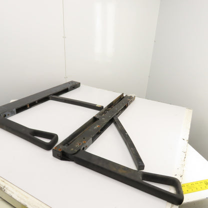 Yale NTA030SBEM48TV13 Narrow Aisle Forklift Fold-Down Safety Rail Guard Set Of 2