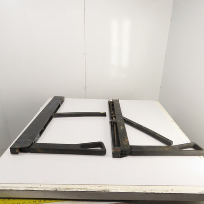 Yale NTA030SBEM48TV13 Narrow Aisle Forklift Fold-Down Safety Rail Guard Set Of 2