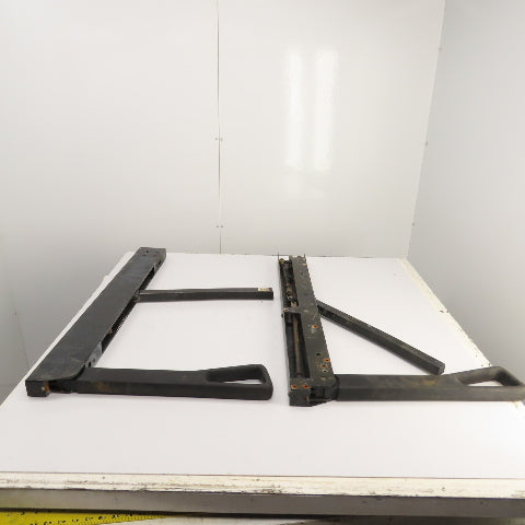 Yale NTA030SBEM48TV13 Narrow Aisle Forklift Fold-Down Safety Rail Guard Set Of 2