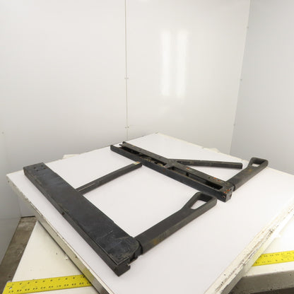 Yale NTA030SBEM48TV13 Narrow Aisle Forklift Fold-Down Safety Rail Guard Set Of 2