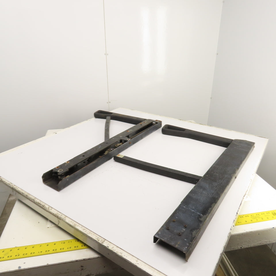 Yale NTA030SBEM48TV13 Narrow Aisle Forklift Fold-Down Safety Rail Guard Set Of 2