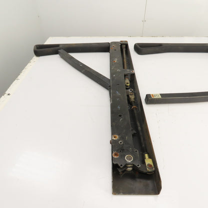 Yale NTA030SBEM48TV13 Narrow Aisle Forklift Fold-Down Safety Rail Guard Set Of 2