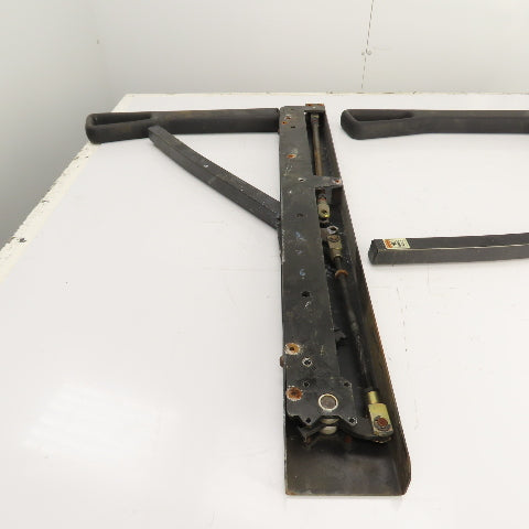 Yale NTA030SBEM48TV13 Narrow Aisle Forklift Fold-Down Safety Rail Guard Set Of 2