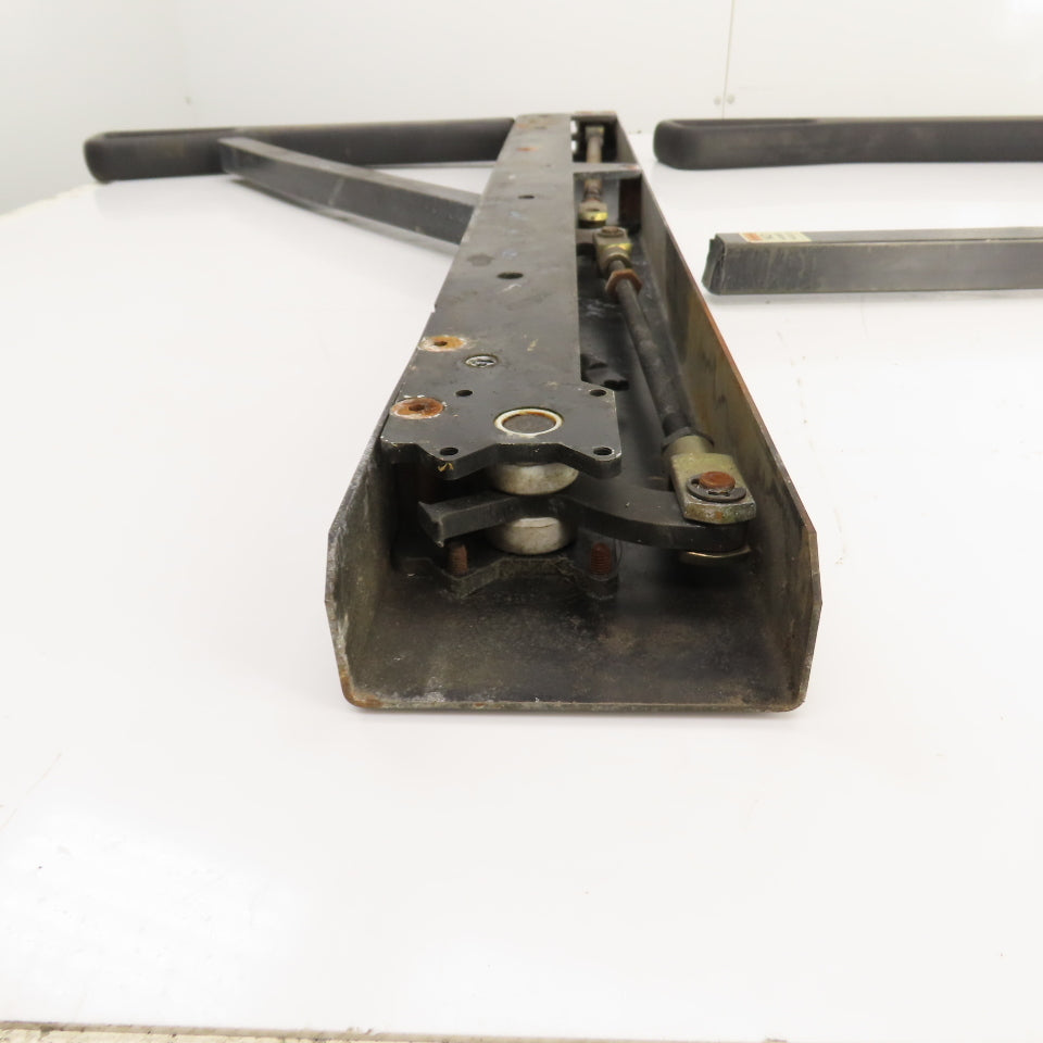 Yale NTA030SBEM48TV13 Narrow Aisle Forklift Fold-Down Safety Rail Guard Set Of 2