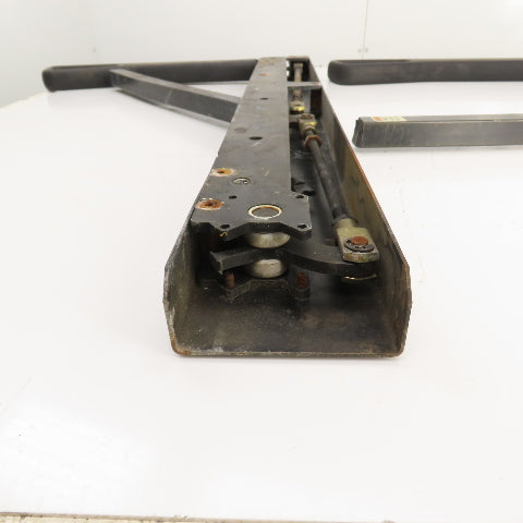 Yale NTA030SBEM48TV13 Narrow Aisle Forklift Fold-Down Safety Rail Guard Set Of 2